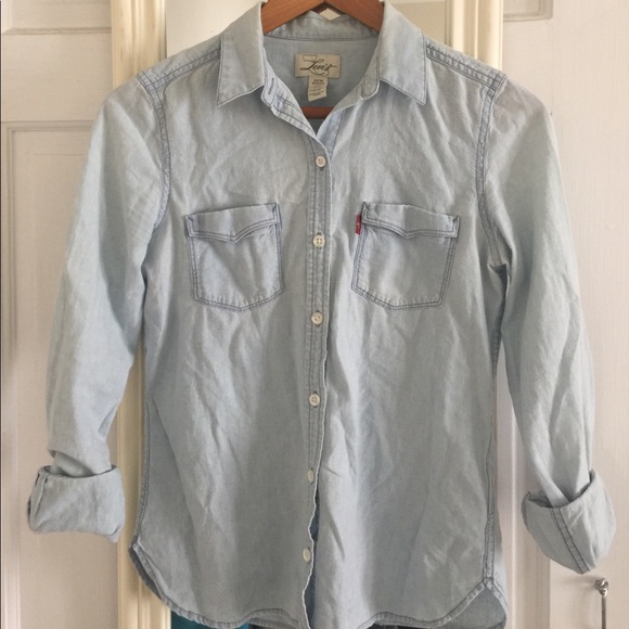 Levi's | Tops | Light Blue Levis Button Up Shirt | Poshmark